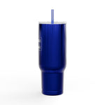 40oz Engraved Insulated Tumbler with Lid & Straw — Travel Mug