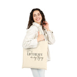 Lift Heavy or Cry Trying Tote Bag | Gym Tote Bag Women | Canvas Workout Bag | Fitness Tote | Reusable Market Bag | HMHC