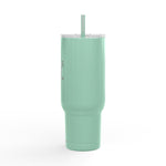 Tired AF But Still Showing Up Tumbler 40oz | Emotional Support Water Bottle | Engraved Tumbler | HMHC