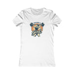 Im Just a Girl Slim Fit T Shirt | Retro Gym Girl Tee | Womens Fitness Shirt | Vintage Weightlifting Top