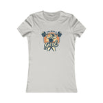 Im Just a Girl Slim Fit T Shirt | Retro Gym Girl Tee | Womens Fitness Shirt | Vintage Weightlifting Top