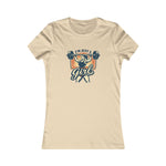 Im Just a Girl Slim Fit T Shirt | Retro Gym Girl Tee | Womens Fitness Shirt | Vintage Weightlifting Top