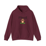 Mood Capybara Hoodie | Funny Gym Hoodie Women | Pixel Capybara Lifting Weights | Meme Hoodie | Gym Girl Apparel | HMHC