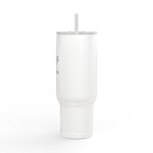 Tired AF But Still Showing Up Tumbler 40oz | Emotional Support Water Bottle | Engraved Tumbler | HMHC