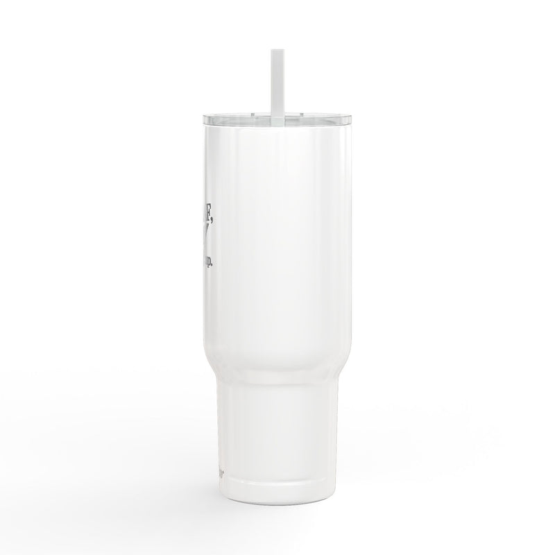 Tired AF But Still Showing Up Tumbler 40oz | Emotional Support Water Bottle | Engraved Tumbler | HMHC