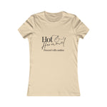 Hot & Hormonal Fitted T Shirt| Perimenopause Tee | Womens Slim Fit Tee | Hormone Humor Shirt | Cute Gym Top