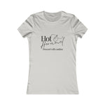 Hot & Hormonal Fitted T Shirt| Perimenopause Tee | Womens Slim Fit Tee | Hormone Humor Shirt | Cute Gym Top