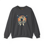 Im Just a Girl Gym Sweatshirt| Retro Weightlifting Crewneck | Womens Fitness Sweatshirt | Vintage Gym Girl Shirt | Strong Woman Crewneck