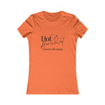 Hot & Hormonal Fitted T Shirt| Perimenopause Tee | Womens Slim Fit Tee | Hormone Humor Shirt | Cute Gym Top