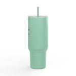 40oz Engraved Insulated Tumbler with Lid & Straw — Travel Mug