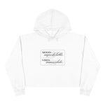 Mood: Unpredictable Vibes: Immaculate Cropped Hoodie