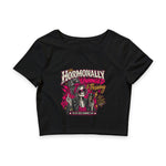 Hormonally Unhinged & Thriving Graphic Crop Tee