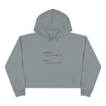 Mood: Unpredictable Vibes: Immaculate Cropped Hoodie