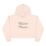 Mood: Unpredictable Vibes: Immaculate Cropped Hoodie