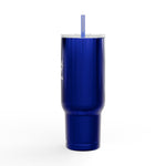 Tired AF But Still Showing Up Tumbler 40oz | Emotional Support Water Bottle | Engraved Tumbler | HMHC