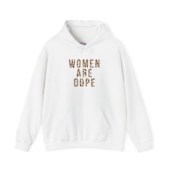 Women Are Dope Hoodie Leopard Print | Hoodie | Empowering Women Sweater | Girl Power Hoodie | Statement Hoodie Women | Gift for Her | HMHC