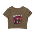 Hormonally Unhinged & Thriving Graphic Crop Tee