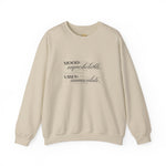 Mood Unpredictable Vibes Immaculate Crewneck | Womens Gym Sweatshirt |
