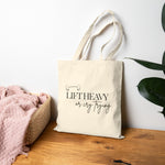 Lift Heavy or Cry Trying Tote Bag | Gym Tote Bag Women | Canvas Workout Bag | Fitness Tote | Reusable Market Bag | HMHC
