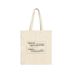 Mood: Unpredictable Vibes: Immaculate Tote Bag