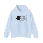 40+ and Absolutely Feral Hoodie | Women Over 40 Hoodie | Sassy Mom Life Hoodie