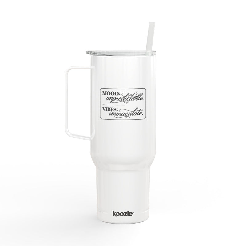 40oz Engraved Insulated Tumbler with Lid & Straw — Travel Mug