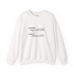 Mood Unpredictable Vibes Immaculate Crewneck | Womens Gym Sweatshirt |