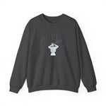 Tired AF But Still Showing Up Crewneck | Funny Motivational Sweatshirt | Tired Mom Shirt | Gym Girl Crewneck | Mental Health Apparel | HMHC